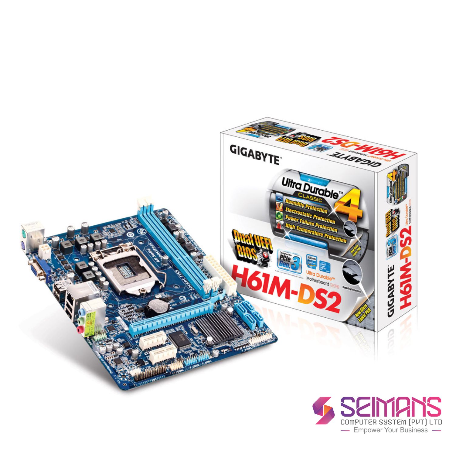 Gigabyte H61M DS2 Motherboard Seimans Computer Systems