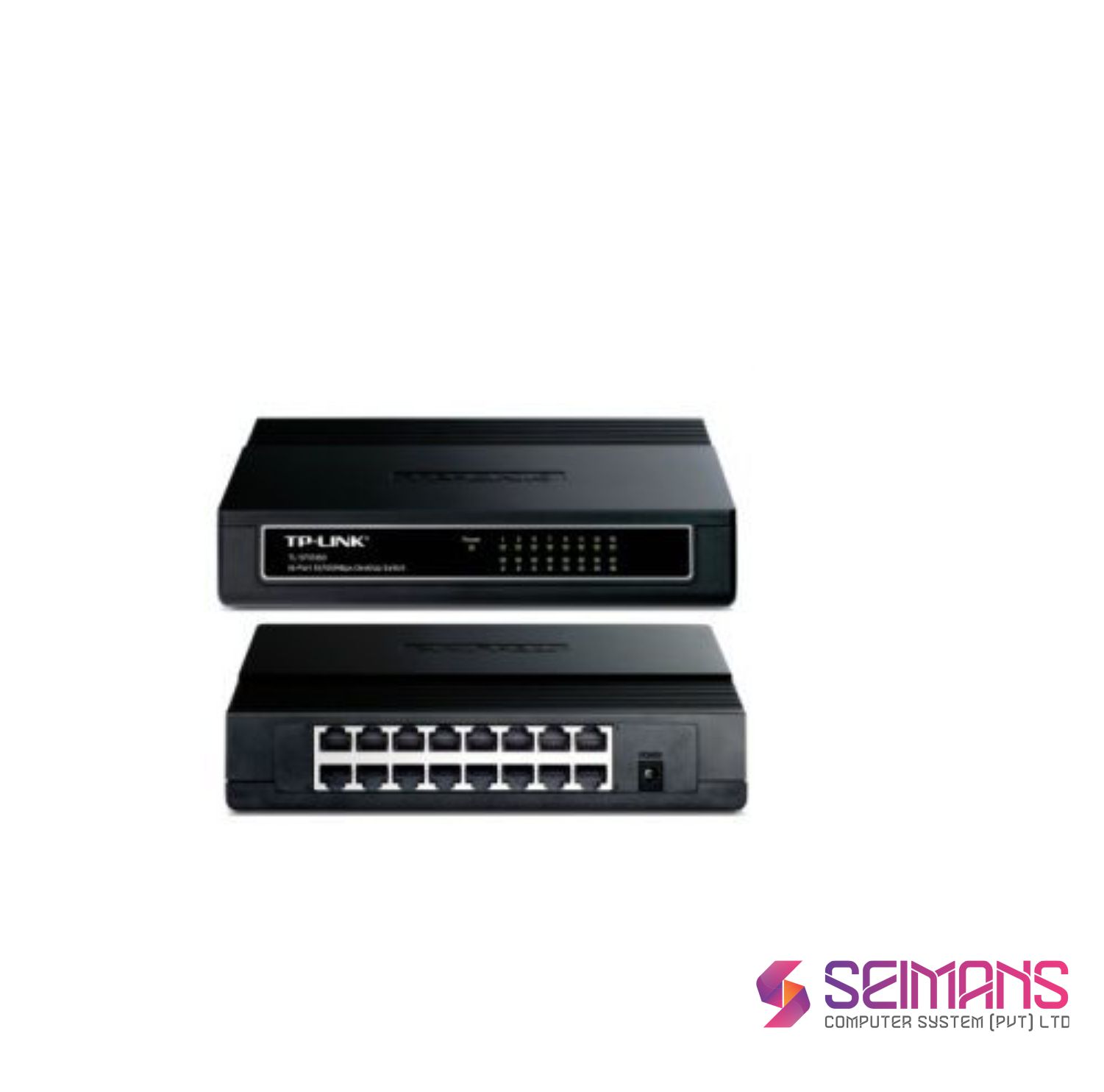 TP-Link TL-SF1016D 16 Port Desktop Switch | Seimans Computer Systems